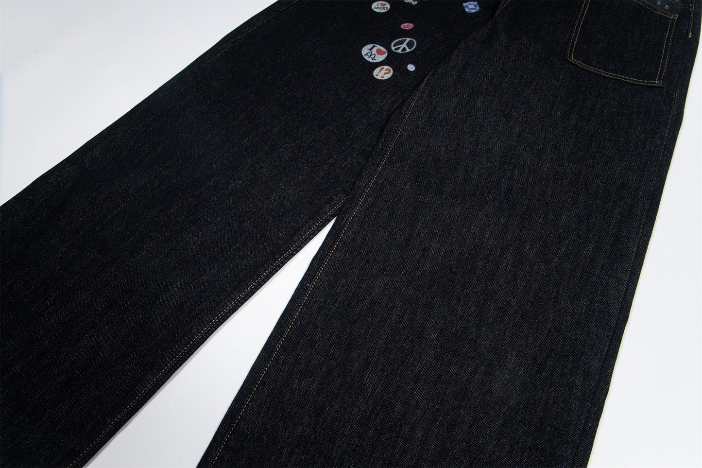 Studded Patchwork | Denim Jeans - Luxuryurbanwear