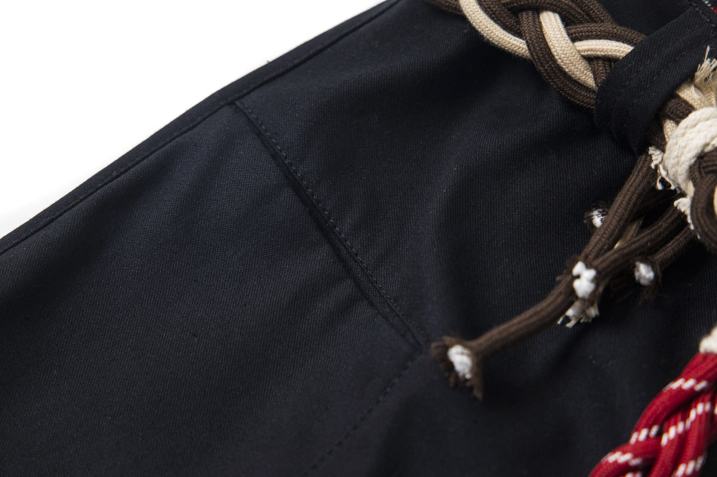 Plaid Waist Detail | Cargo Pants - Luxuryurbanwear