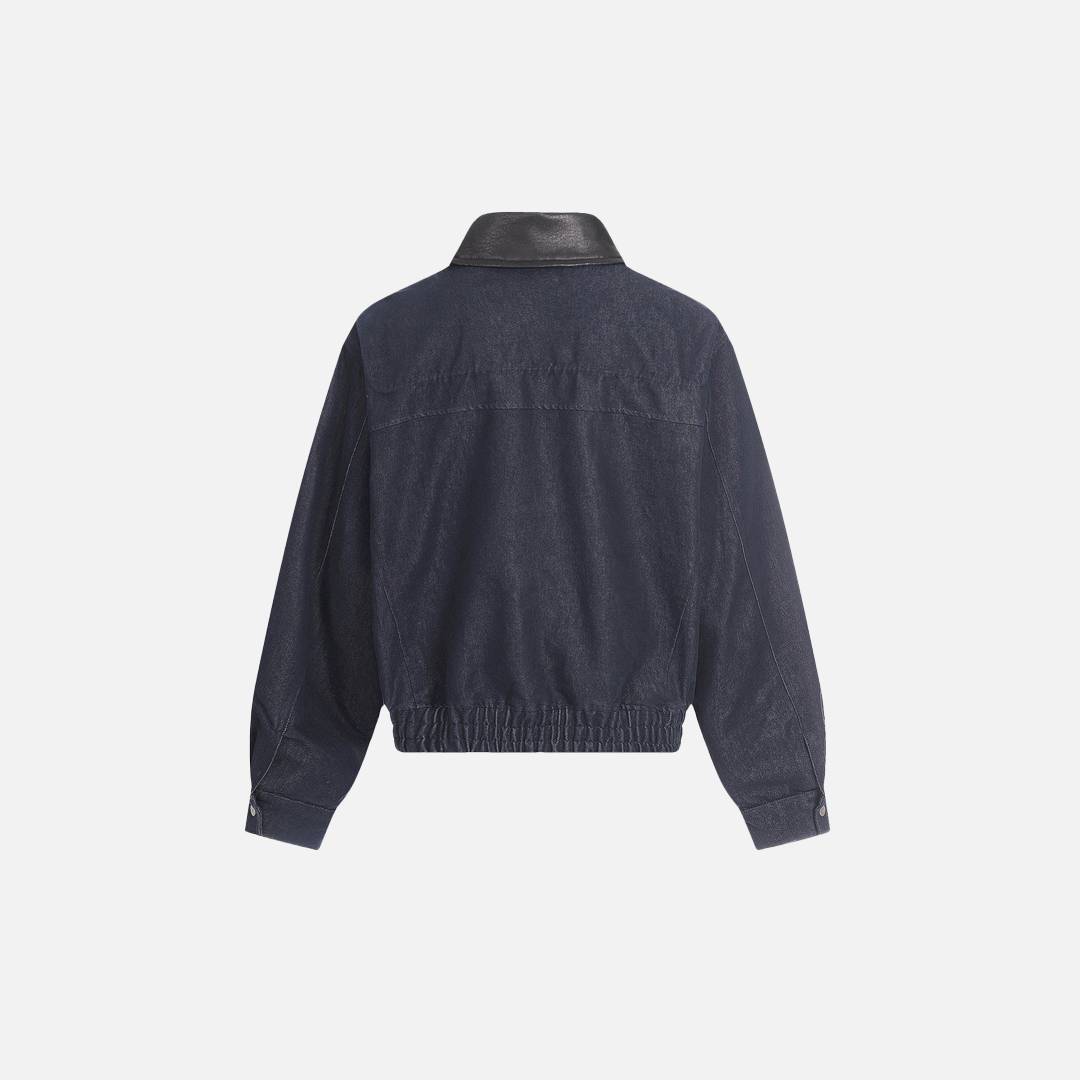 Streetwear Airplane Buckle Design Denim Jacket - Luxuryurbanwear