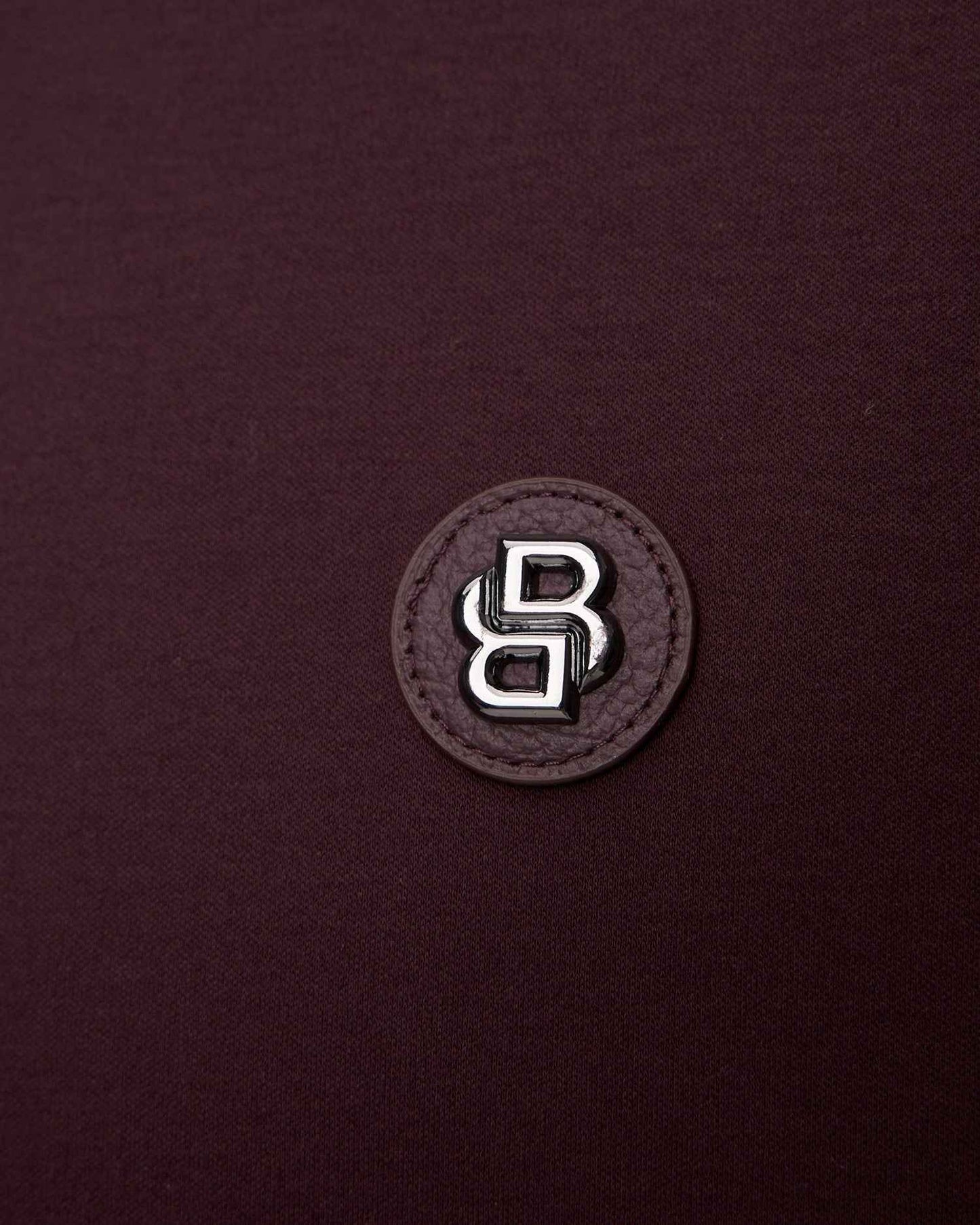 Boss Double Monogram Polo - Burgundy