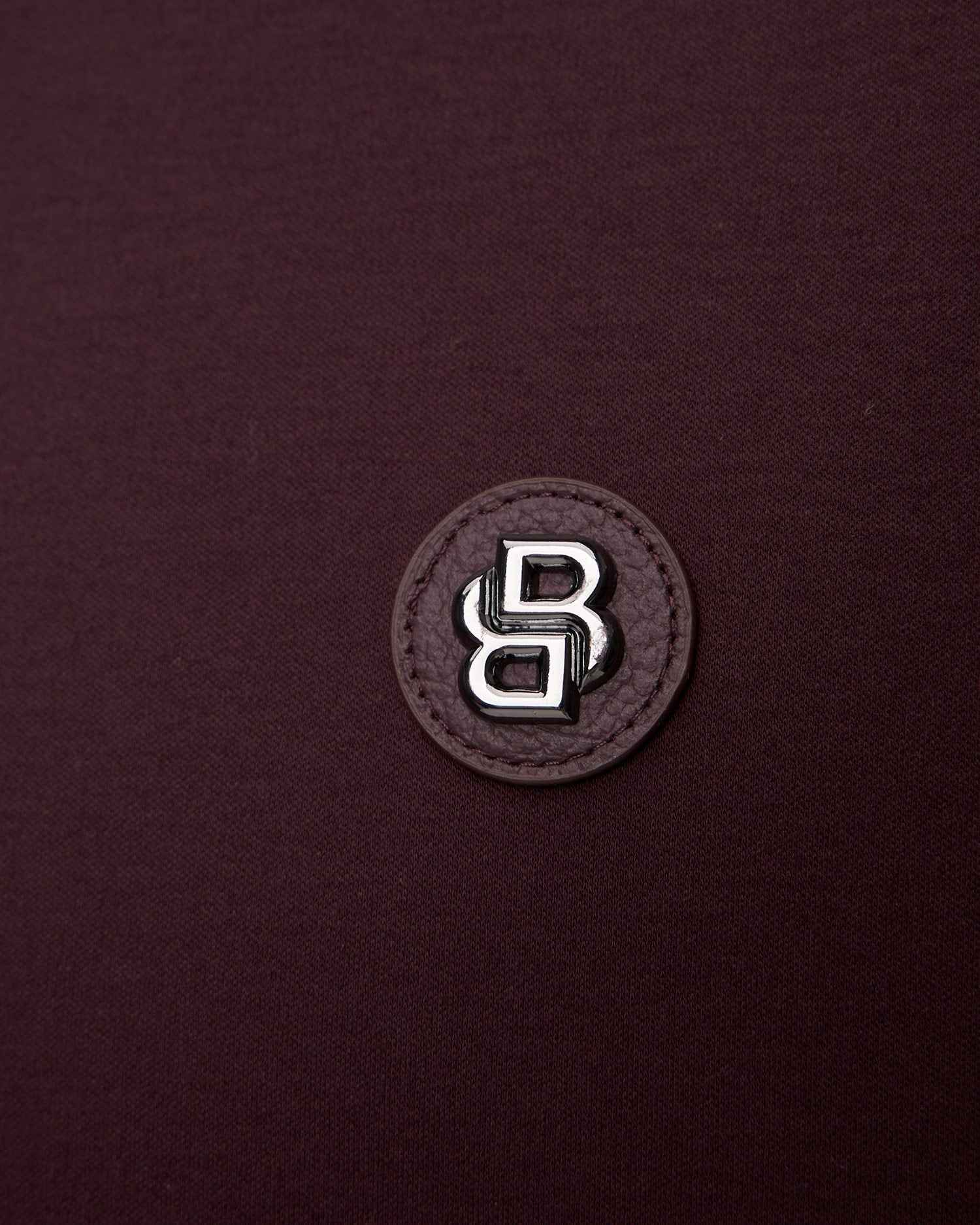 Boss Double Monogram Polo - Burgundy