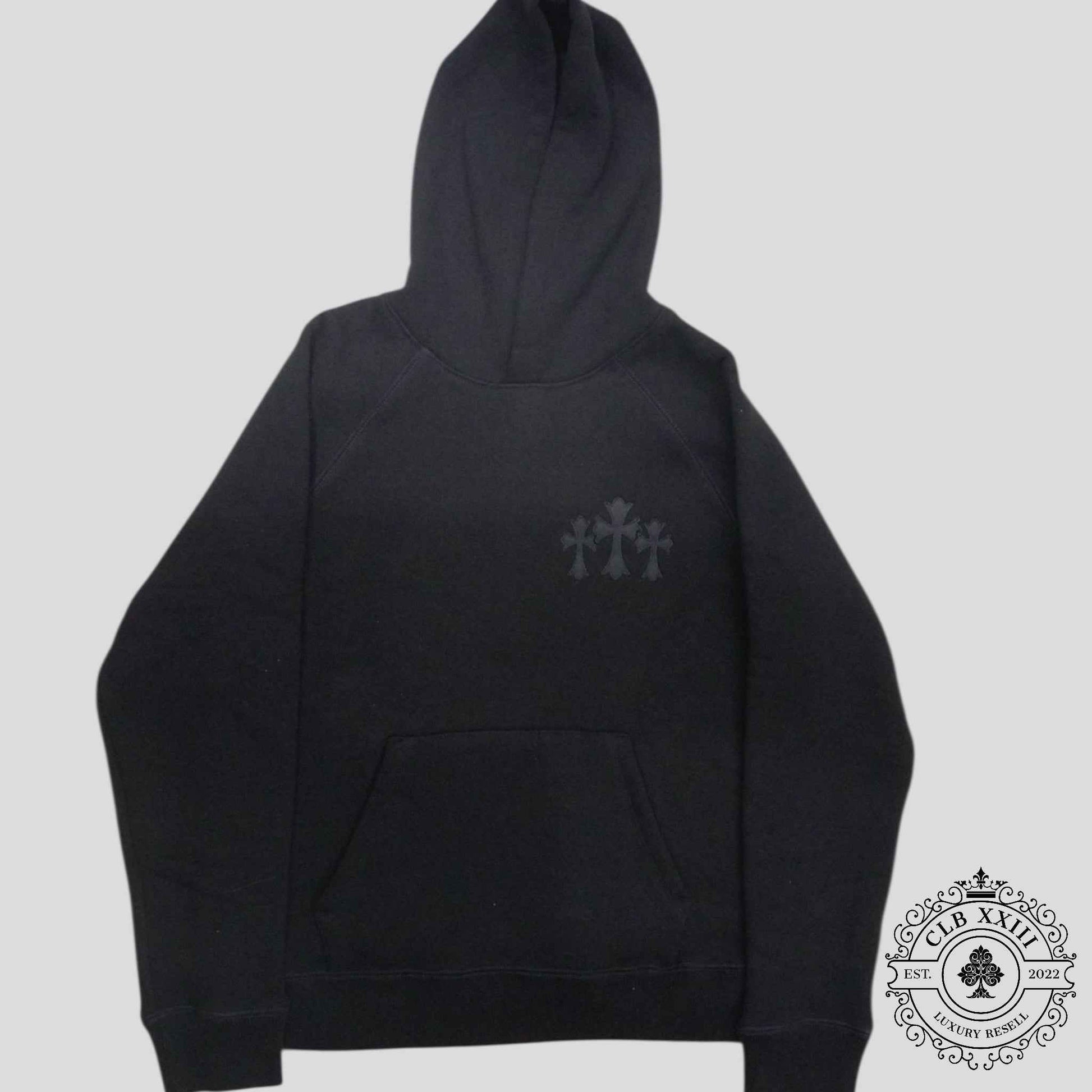 Chrome Hearts Cemetery Cross Seven-11 Hoodie in Black