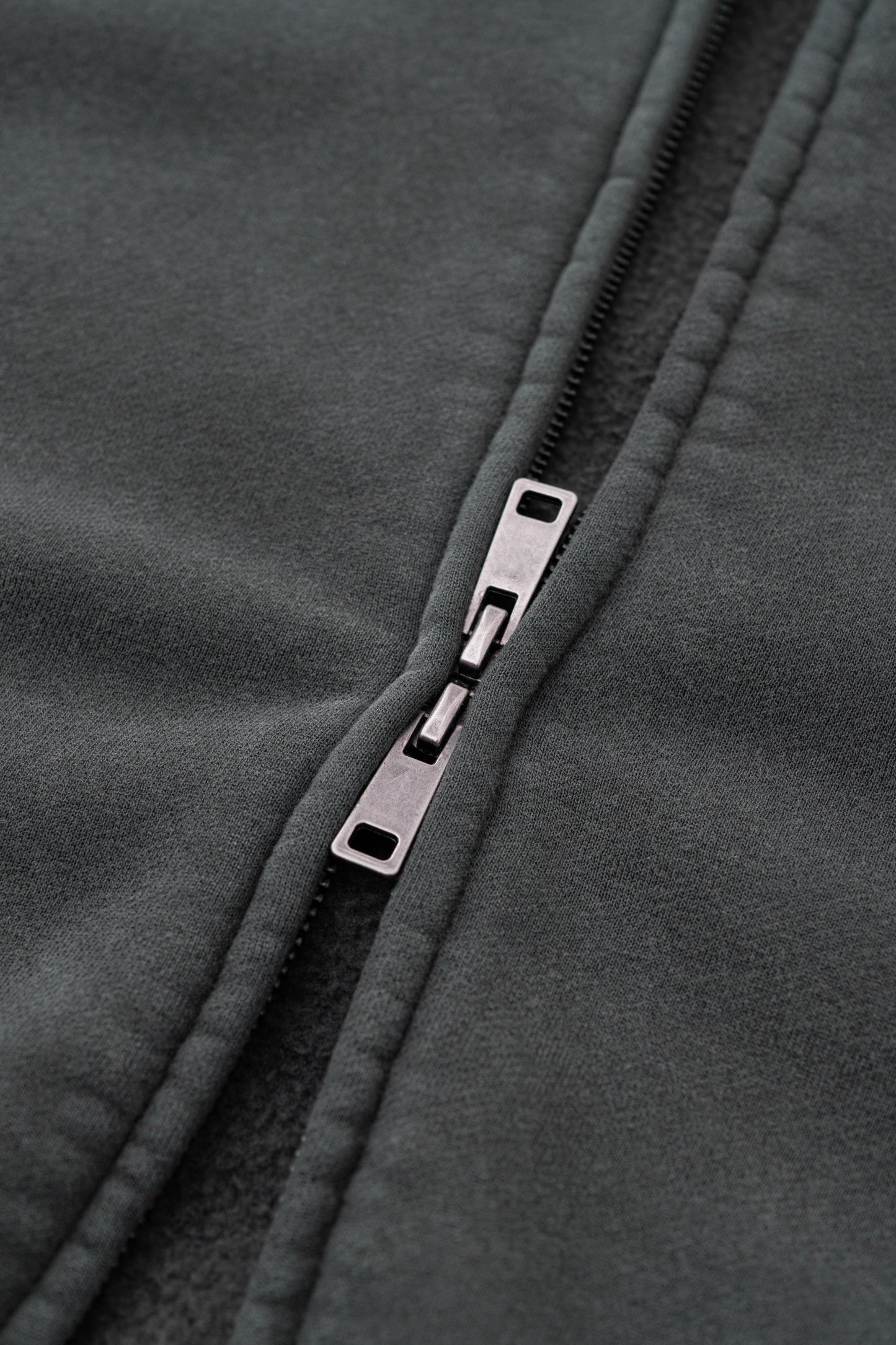 Structured Panel | Baggy Zip-Up Hoodie - Luxuryurbanwear