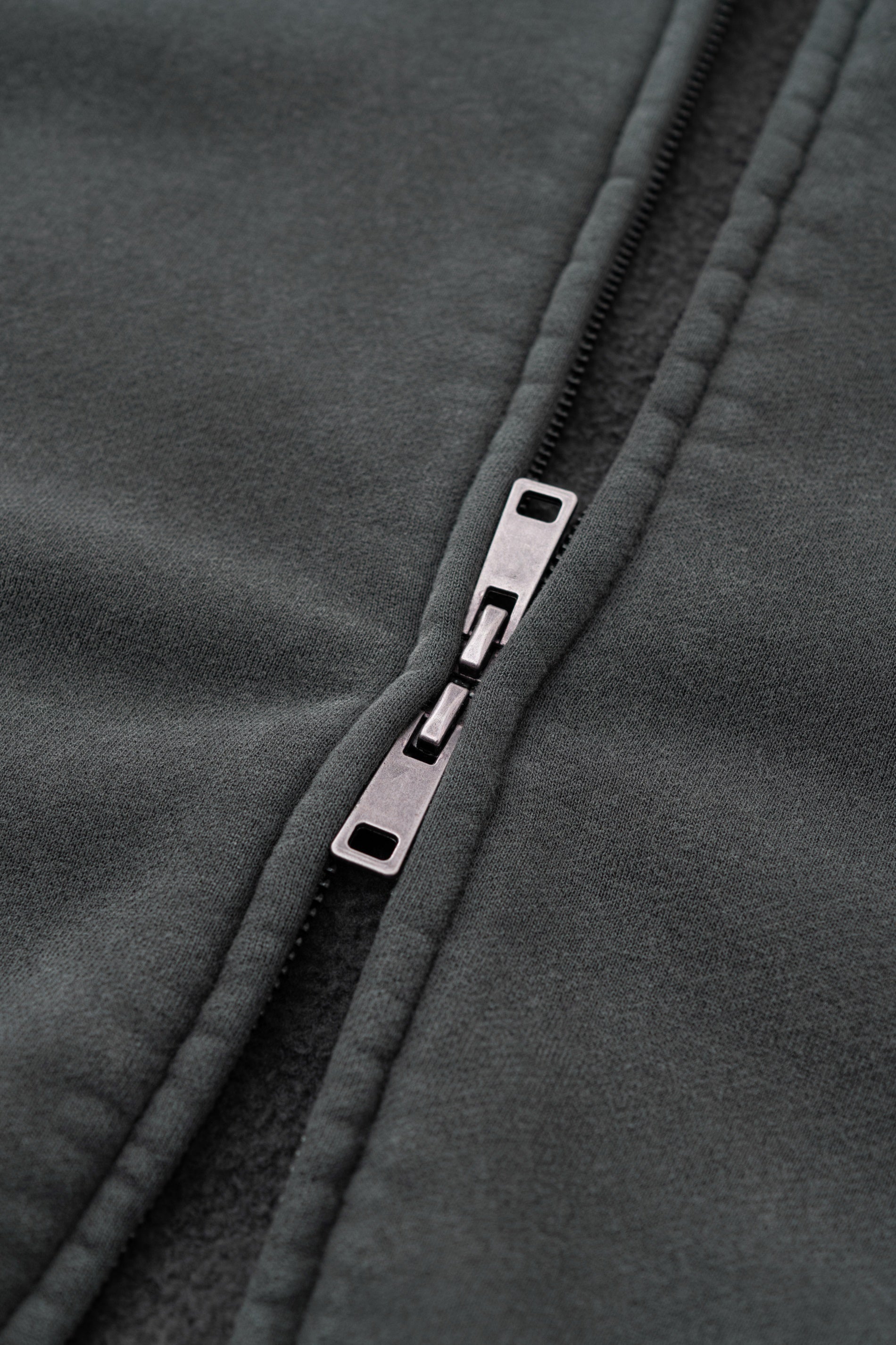 Structured Panel | Baggy Zip-Up Hoodie - Luxuryurbanwear
