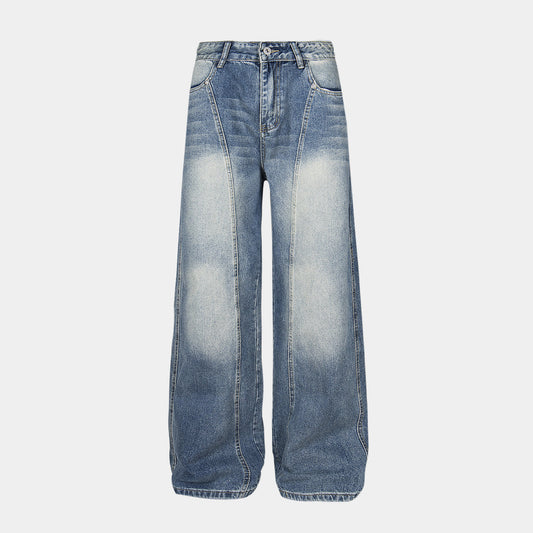Heavy Bleached | Demin Jeans - Luxuryurbanwear