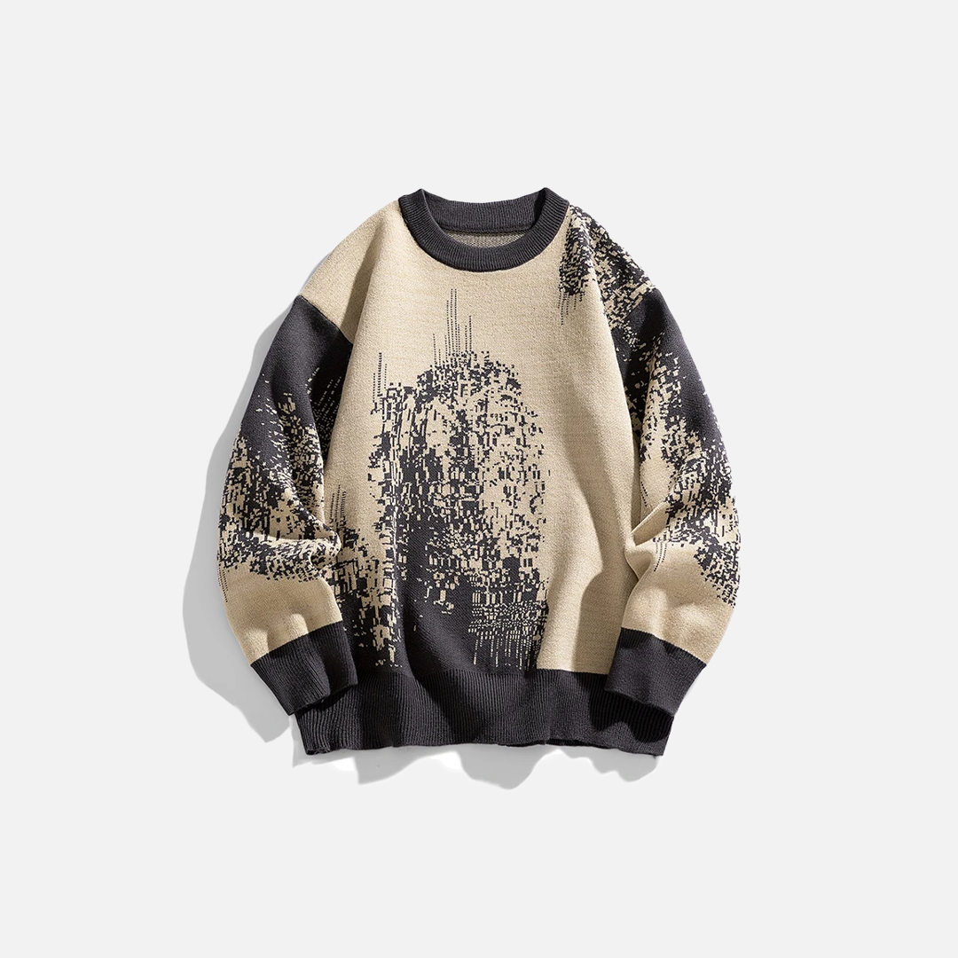 Durable Warm Hip Hop Knit Casual Sweater - Luxuryurbanwear