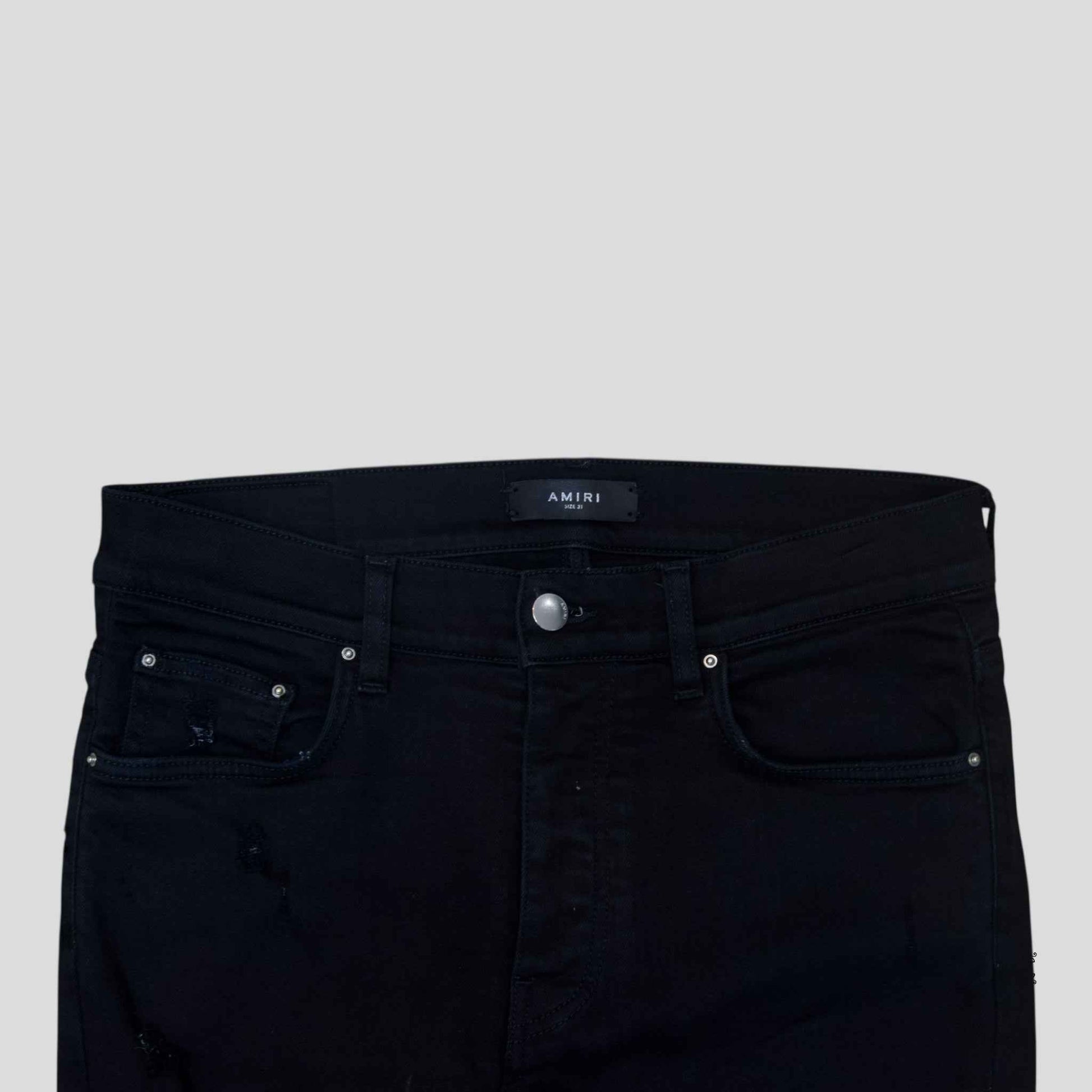 Amiri MX1 Bandana Patch Jean in Black