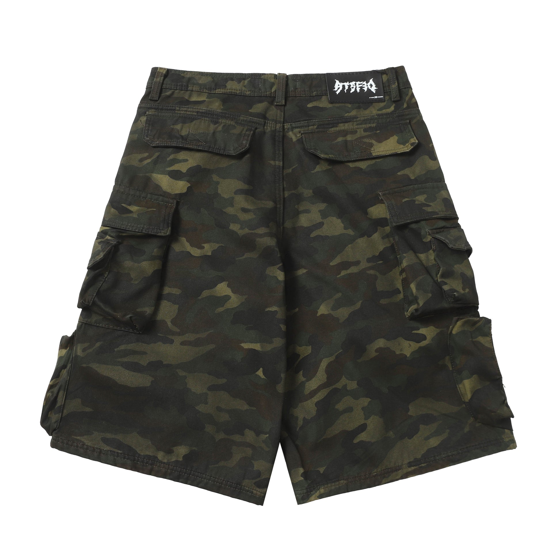 Multi-Pocket | Camouflage Cargo Shorts - Luxuryurbanwear