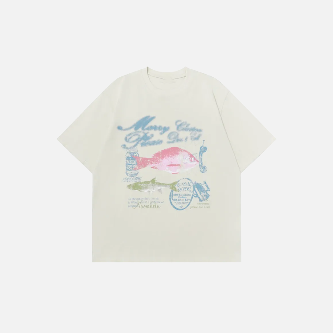 Y2K Casual Crew Neck Oversized Cotton T-Shirt - Luxuryurbanwear