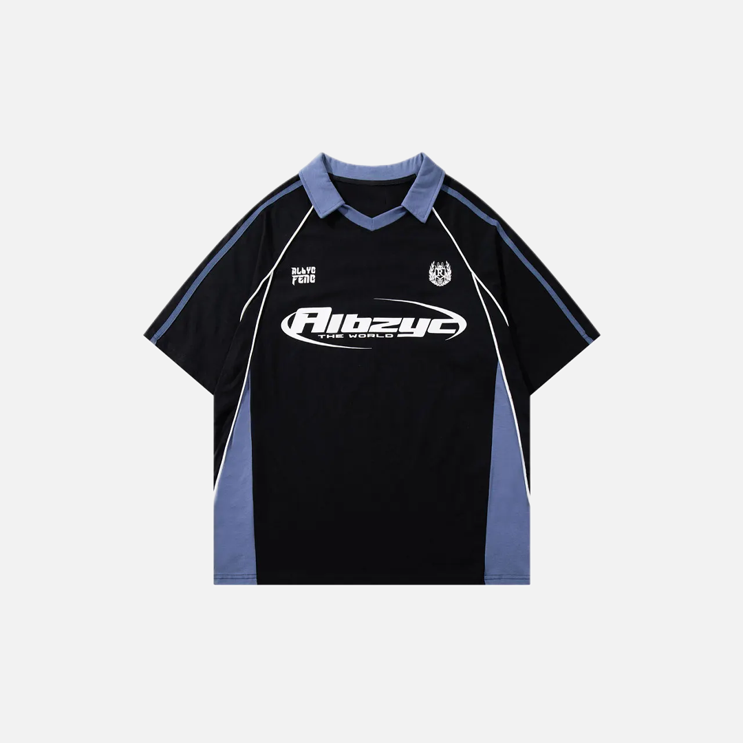 Insulated Y2K Graphic Patchwork Racing Sport T-Shirt - Luxuryurbanwear