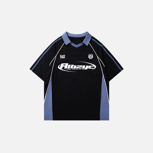 Insulated Y2K Graphic Patchwork Racing Sport T-Shirt - Luxuryurbanwear