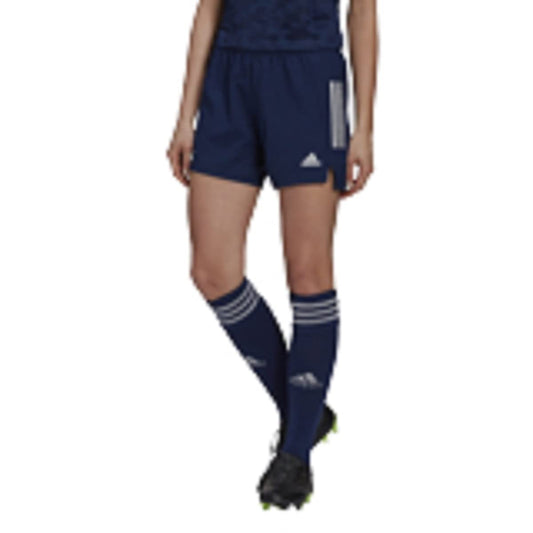 adidas Womens Condivo 21 Shorts Team Navy Blue/White Small