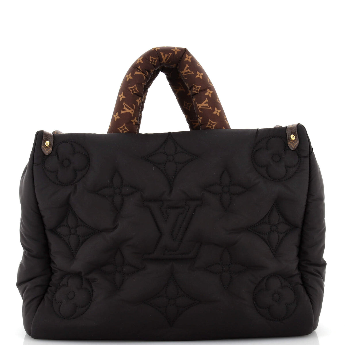 Designer Pillow OnTheGo Tote Monogram Quilted Econyl Nylon MM