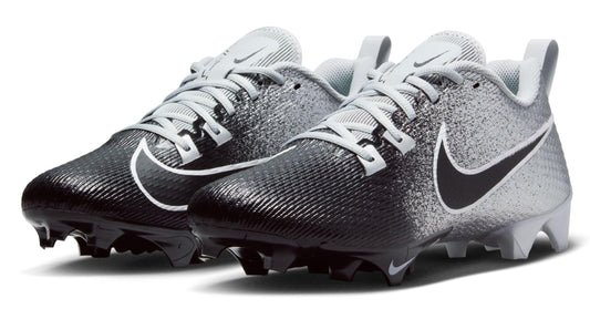 Nike Vapor Edge Speed 360 2 Football Cleats (Metallic Silver/Black-White US Footwear Size System Adult Men Numeric Medium 12)