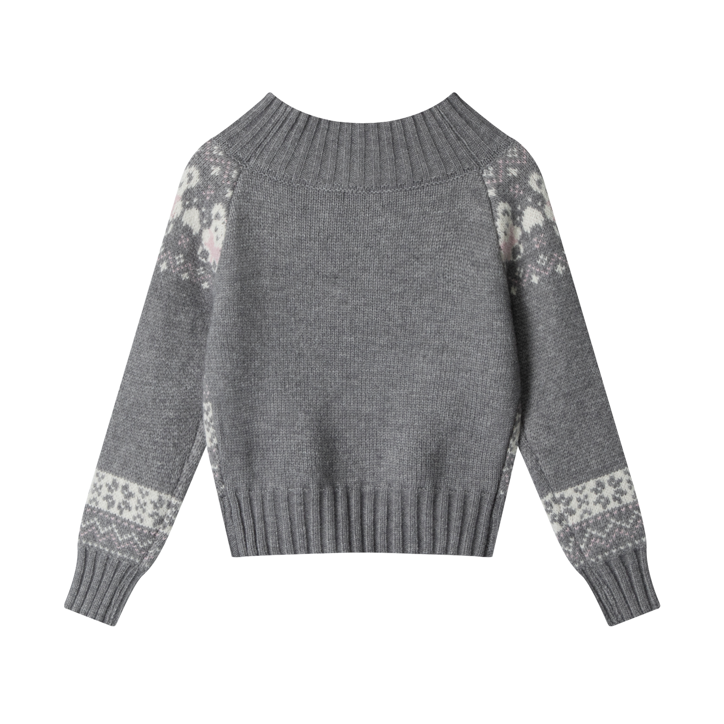 Kitten Knit | Fair Isle Cropped Sweater - Luxuryurbanwear