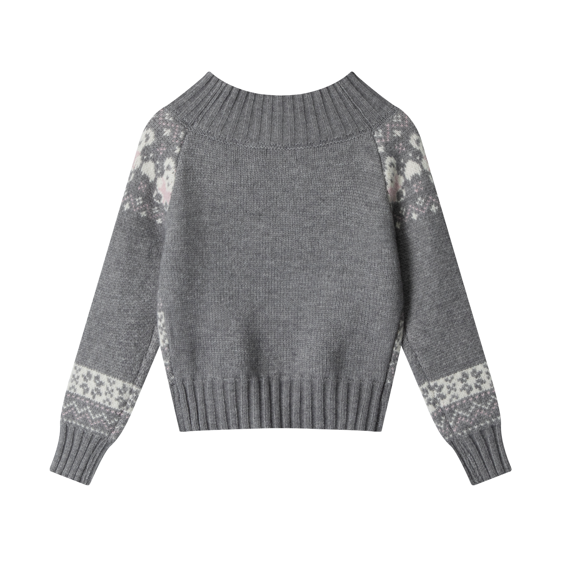 Kitten Knit | Fair Isle Cropped Sweater - Luxuryurbanwear