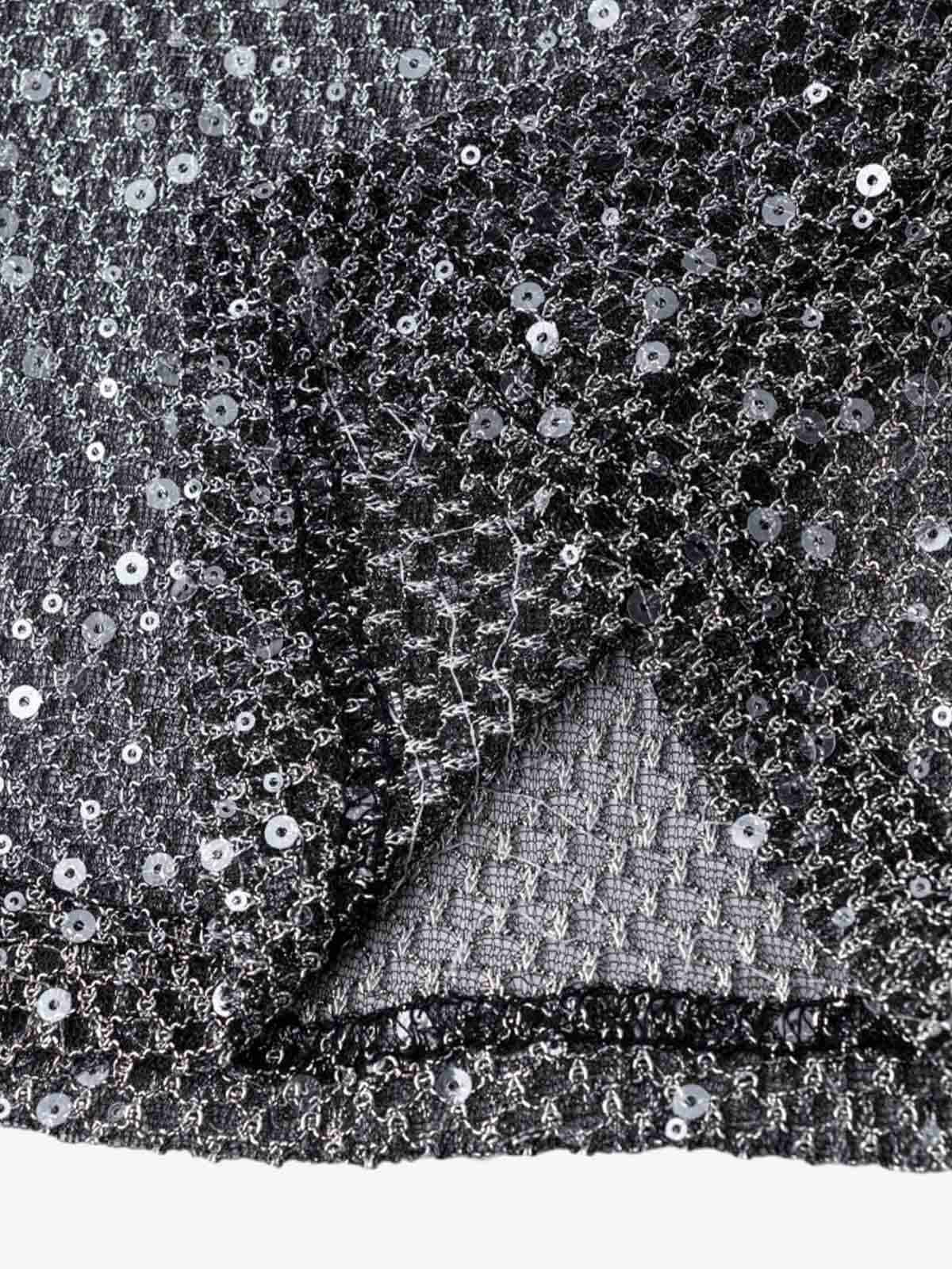 Glitter Niche See-Through Mesh T-Shirt
