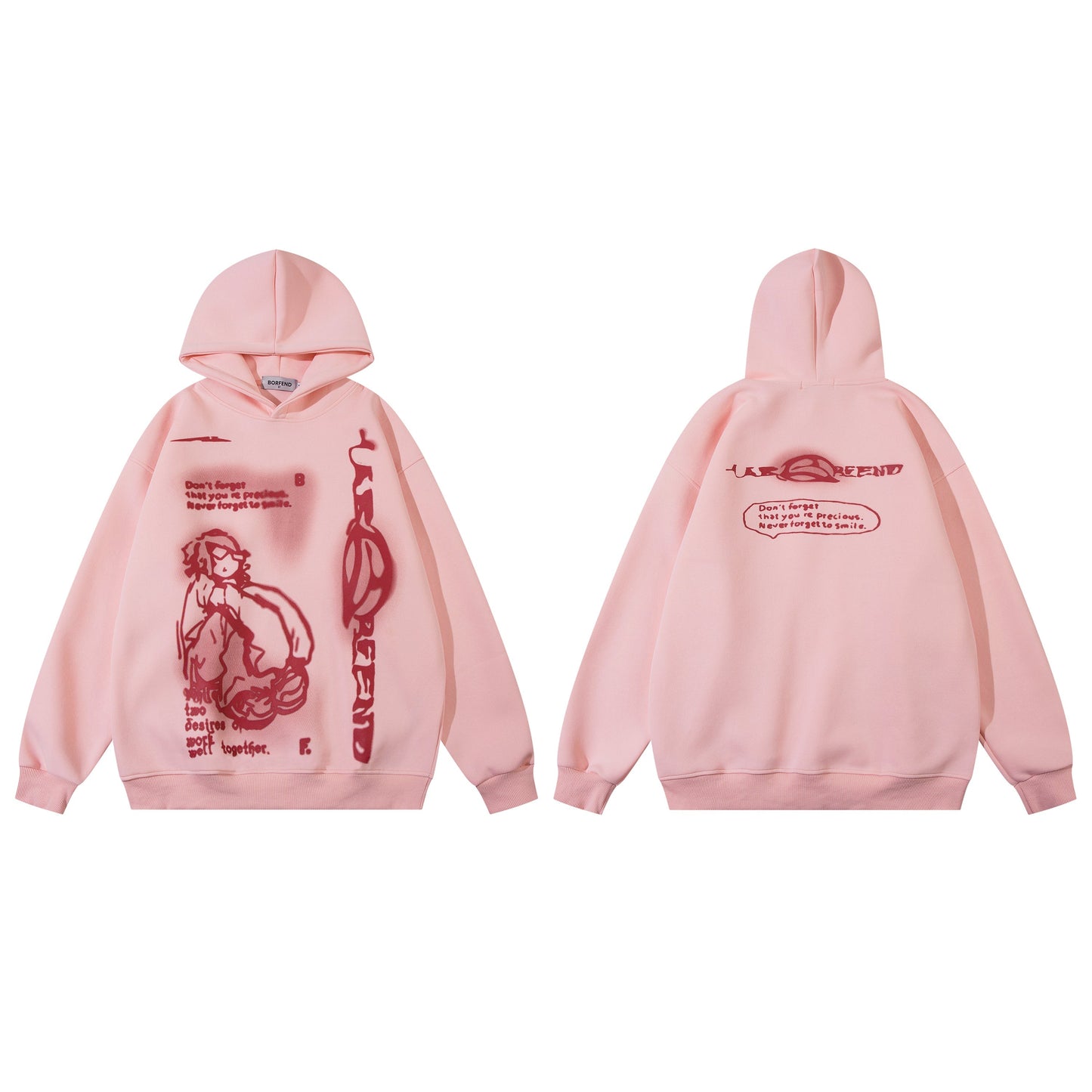Anime Print | Oversized Hoodie - Luxuryurbanwear
