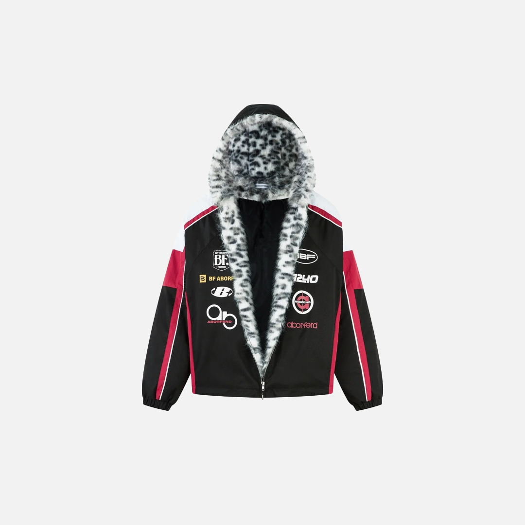 Fashionable High Street Thick Quilted Faux Fur Jacket - Luxuryurbanwear