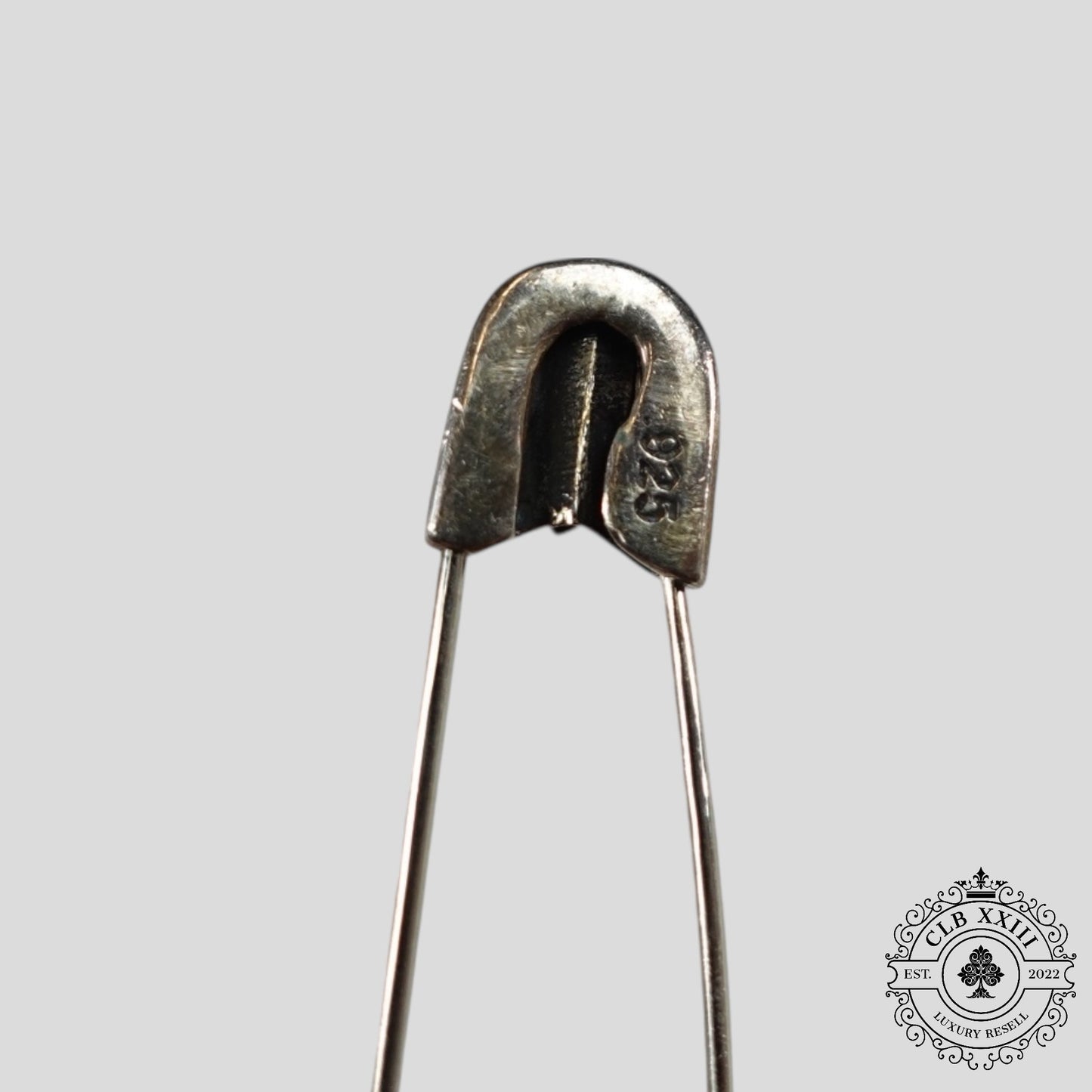Chrome Hearts Silver Safety Pin