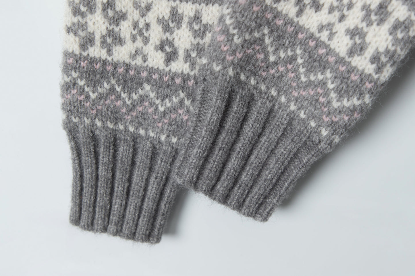 Kitten Knit | Fair Isle Cropped Sweater - Luxuryurbanwear