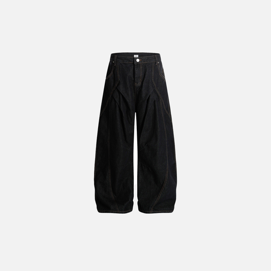 Elevated American Style Wide-Leg Denim Jeans - Luxuryurbanwear