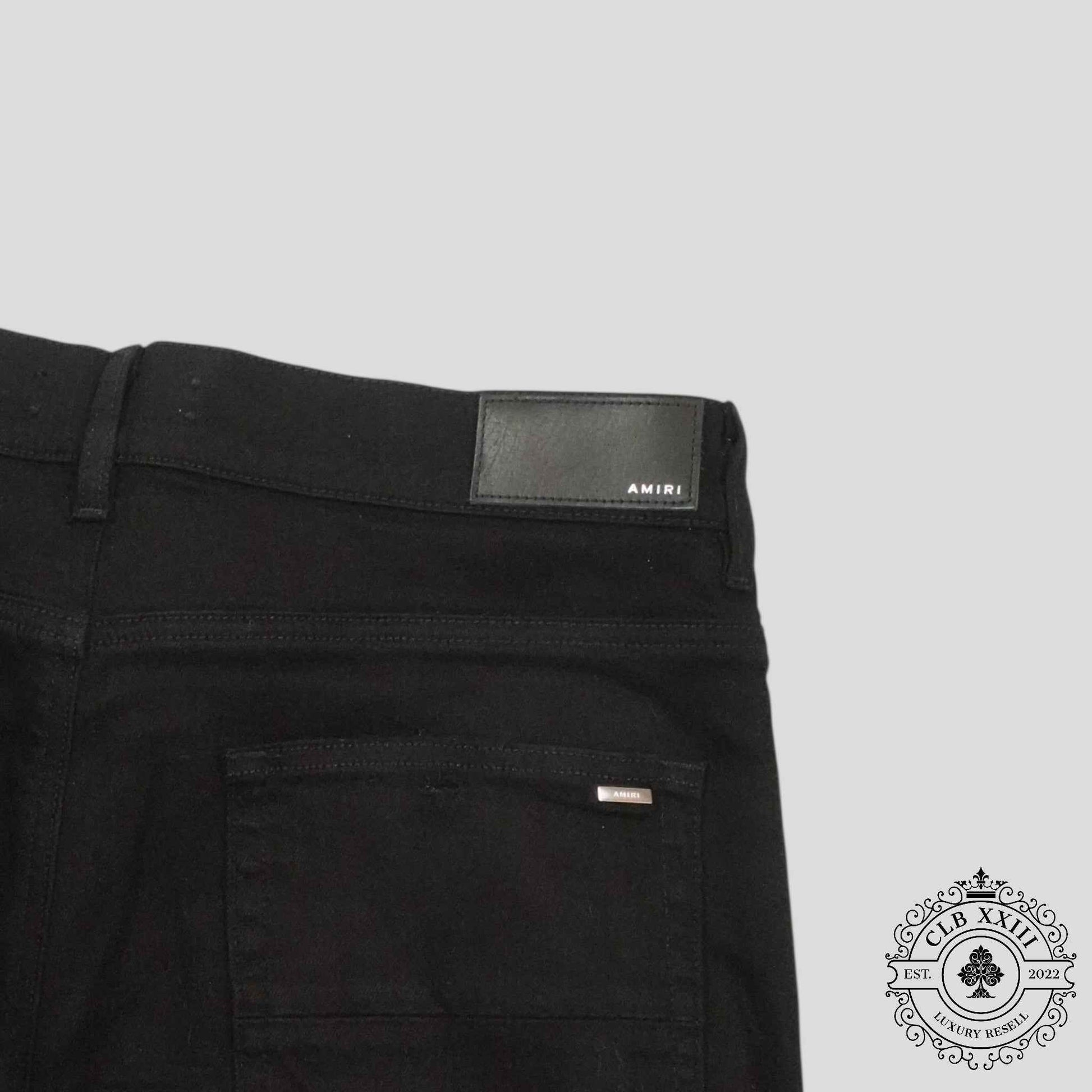 Amiri Aloha Patch Jeans in Black