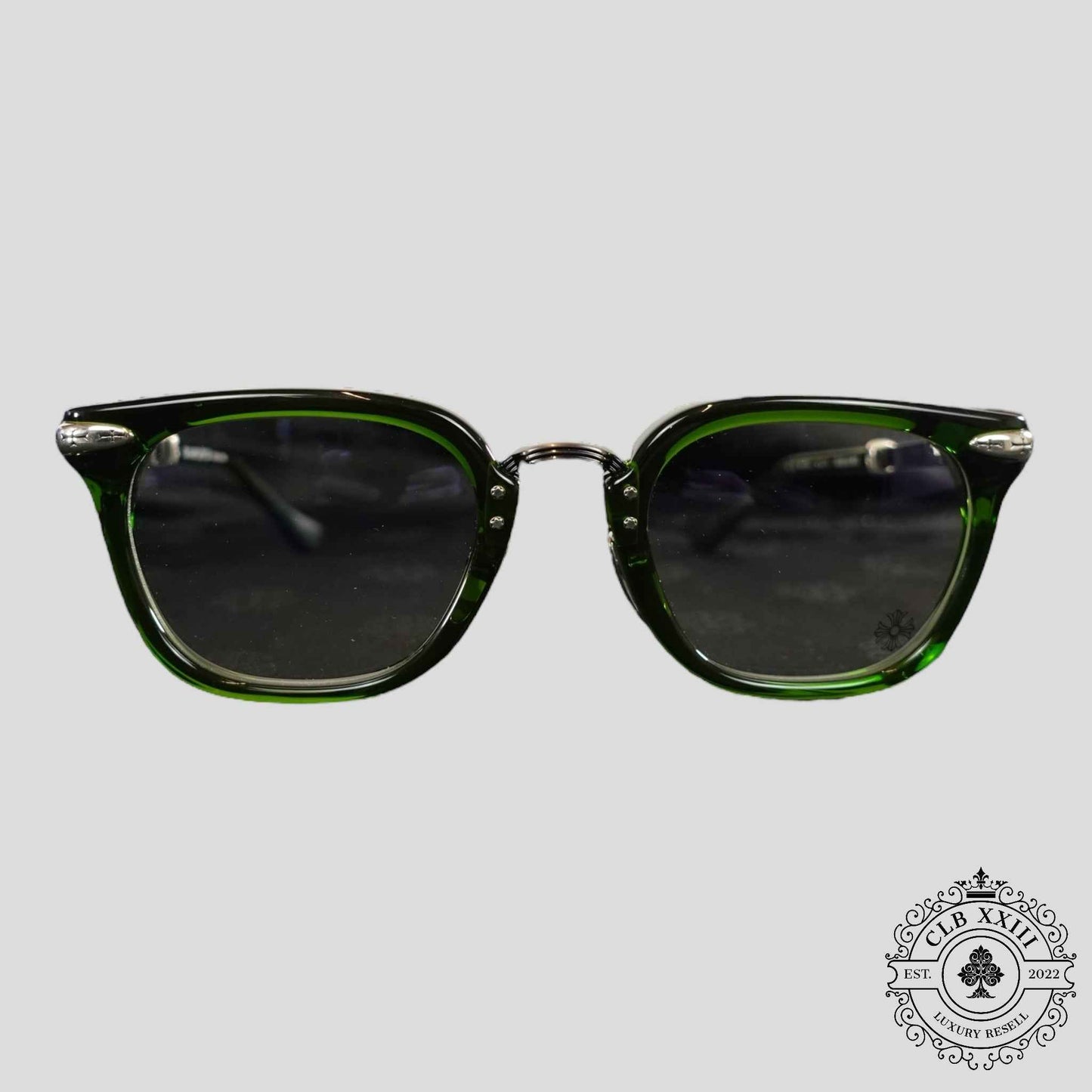 Chrome Hearts Titanasluvr Glasses in Green