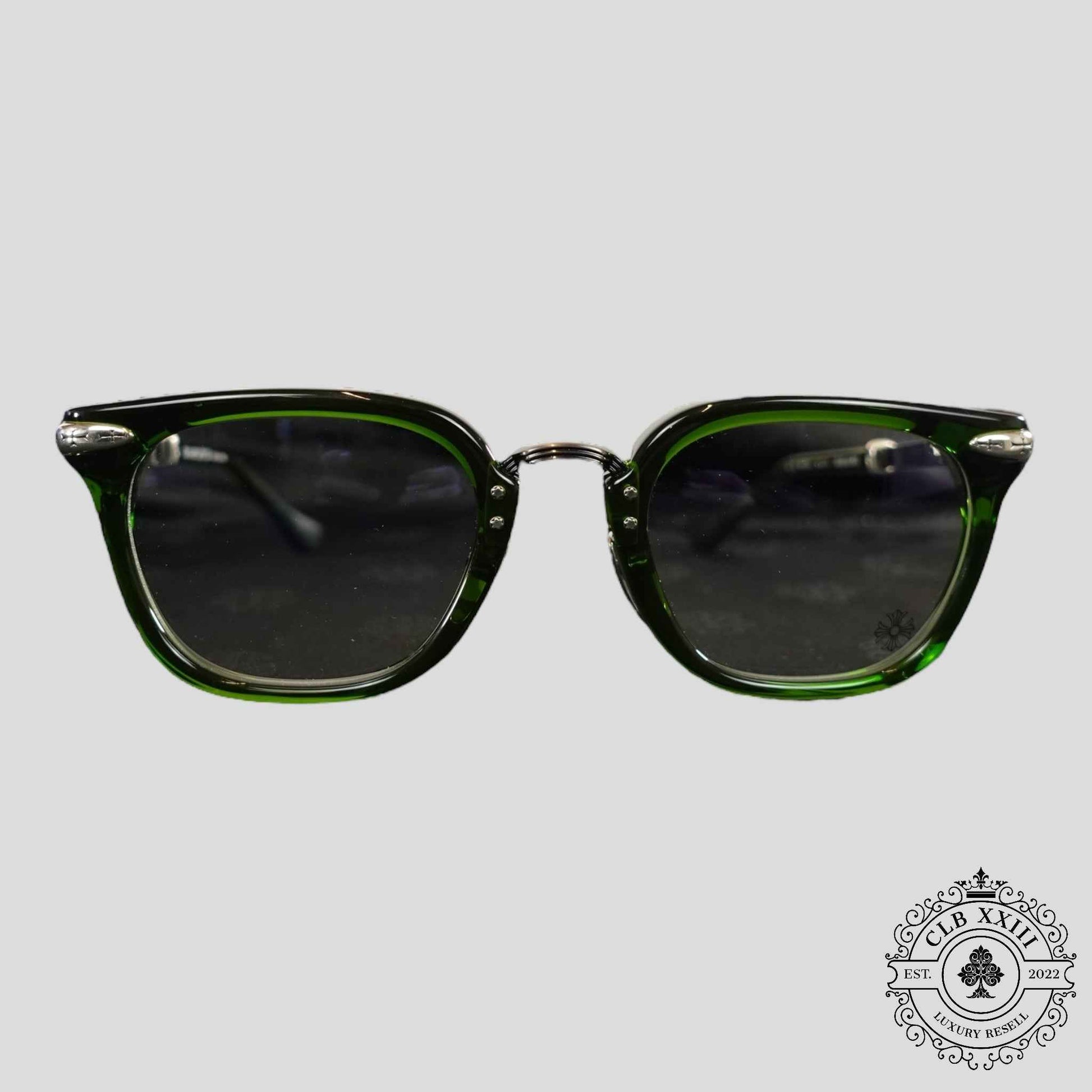 Chrome Hearts Titanasluvr Glasses in Green