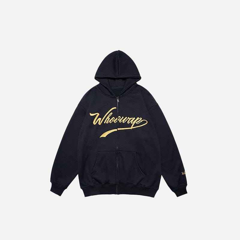 Zip Up Hoodie What