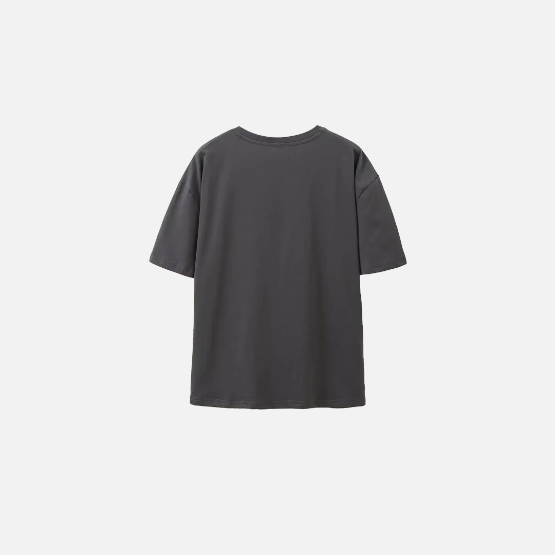 Stylish Gray Cotton Print T-Shirt - Luxuryurbanwear