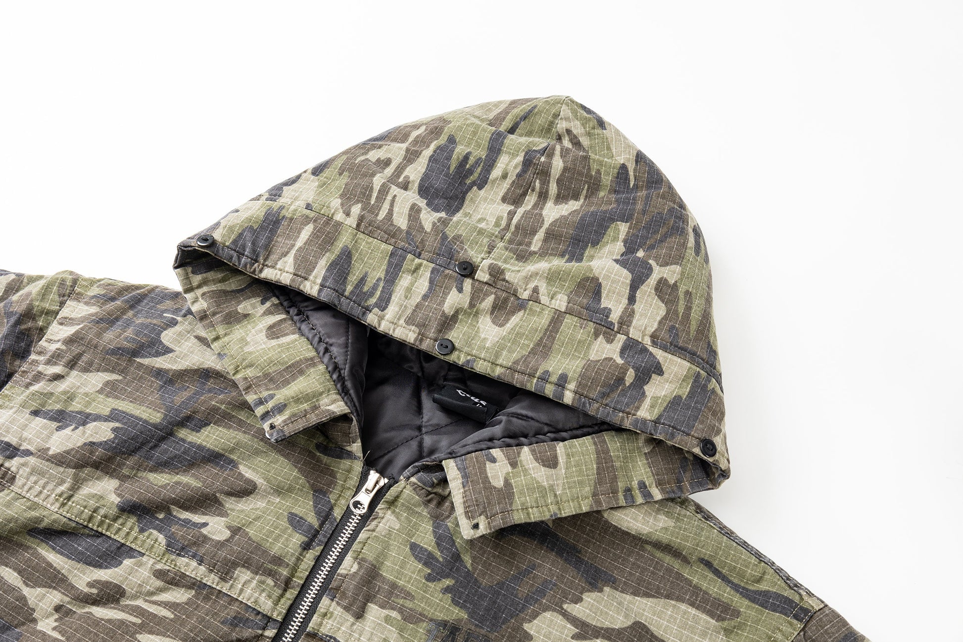 Camo Fur | Hooded Jacket - Luxuryurbanwear
