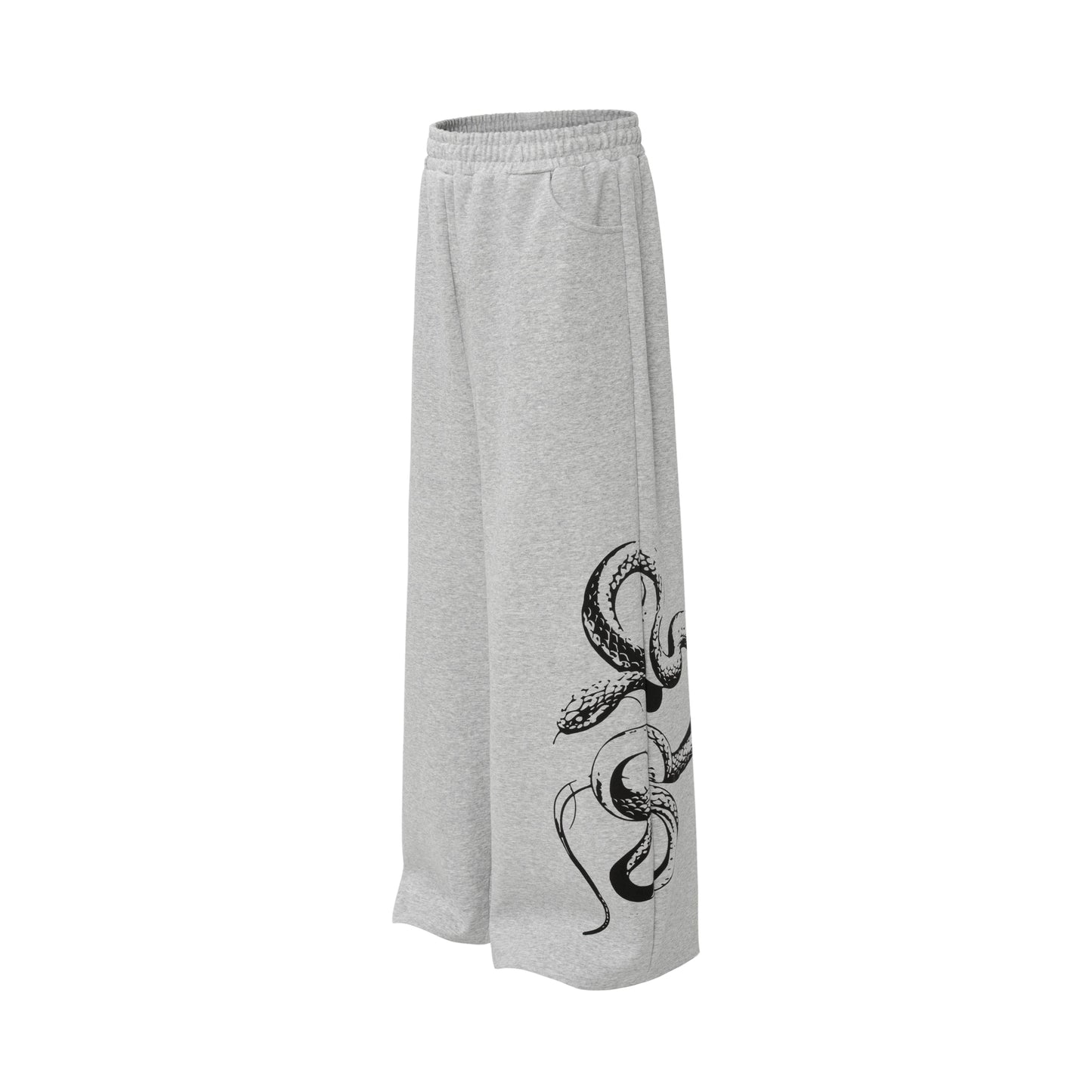 Snake Print | Baggy Sweatpants - Luxuryurbanwear