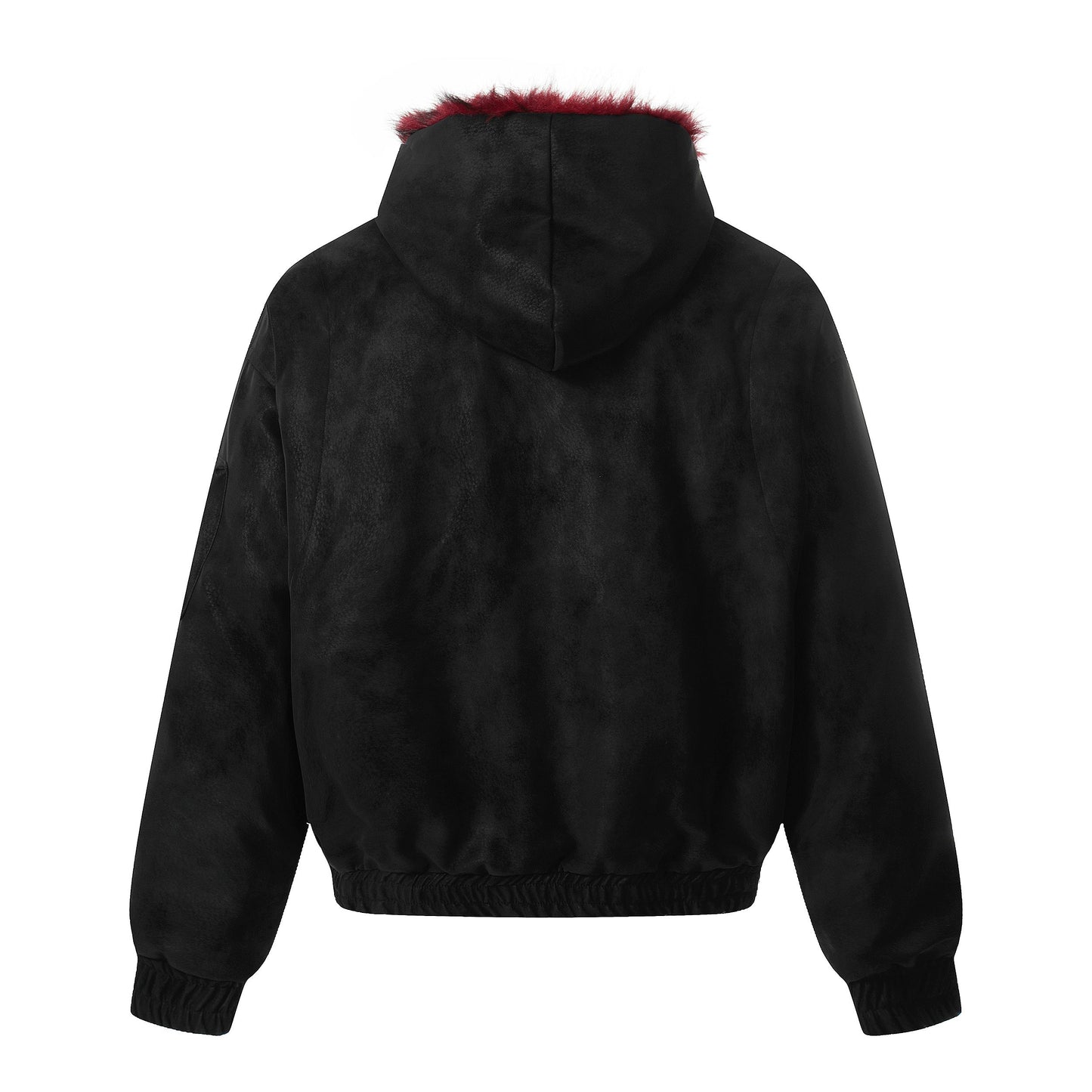 Dark Contrast | Hooded Winter Jacket - Luxuryurbanwear