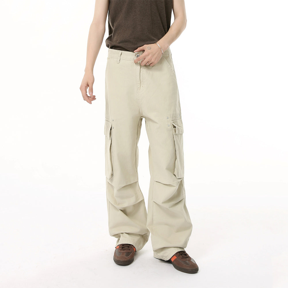 Multi-Ppocket | Wide Cargo Pants - Luxuryurbanwear
