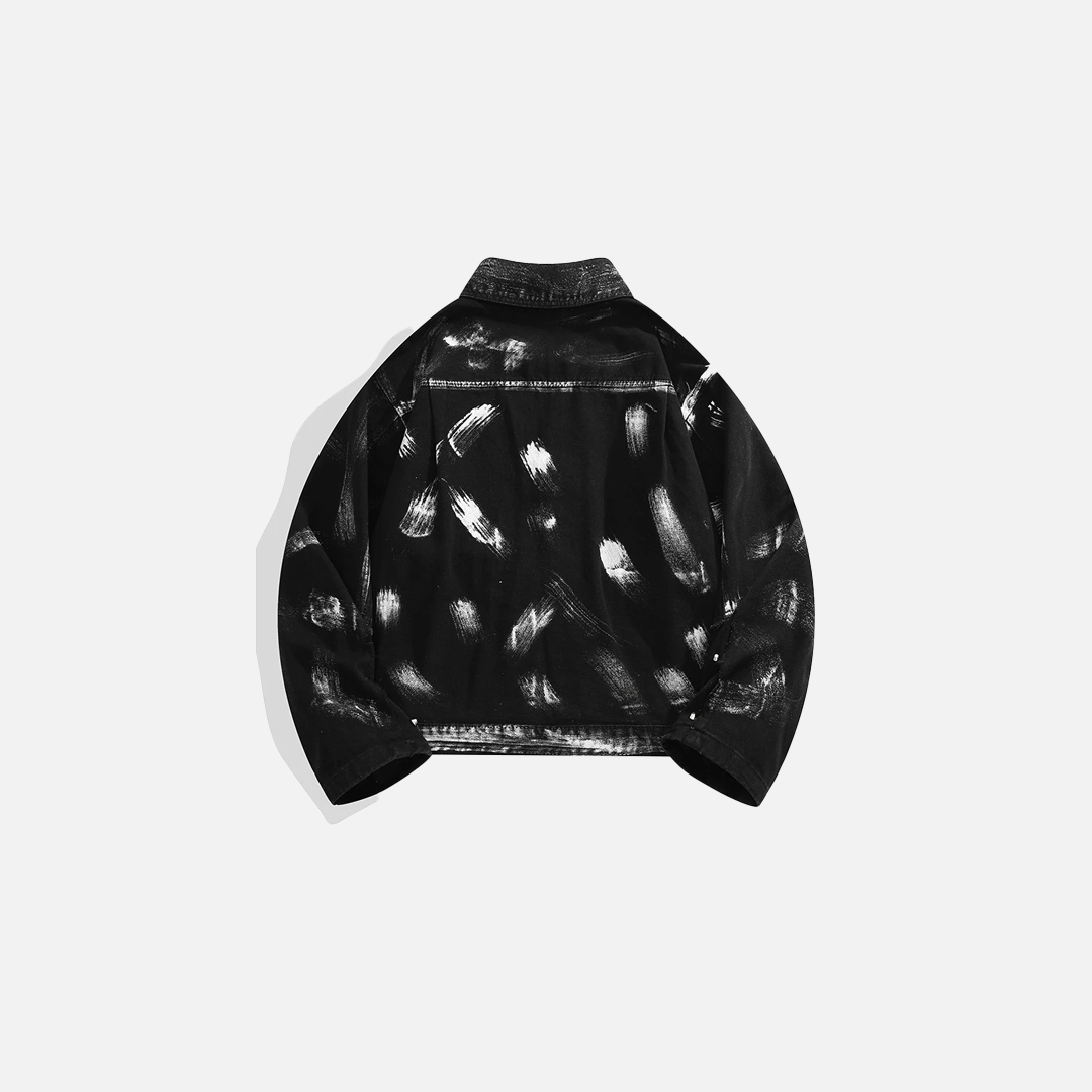 High-End Graffiti Denim Jackets - Luxuryurbanwear