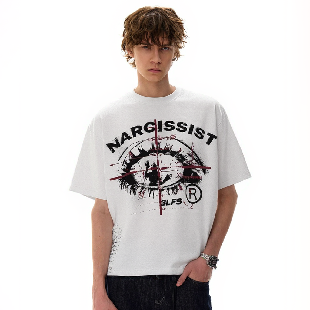 Narcissist | Graphic Print Tee - Luxuryurbanwear