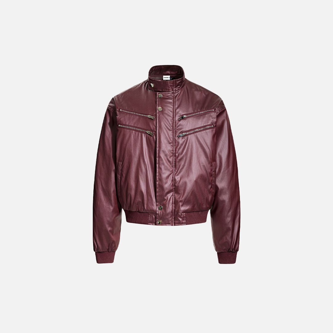 Y2K Winter Streetwear Stylish Pilot Leather Jacket - Luxuryurbanwear
