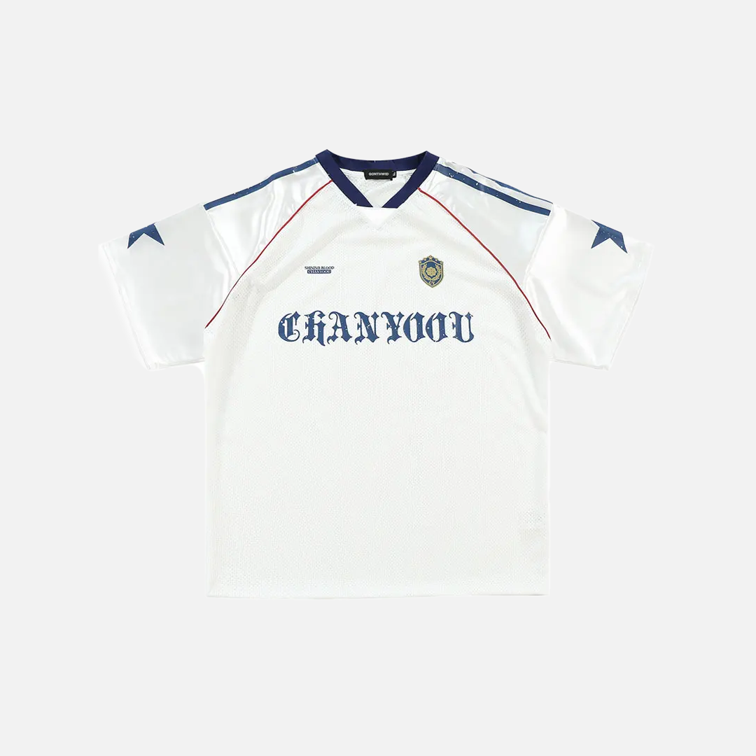 Streetwear Oversize Letter Star Graphic Sport T-Shirt - Luxuryurbanwear