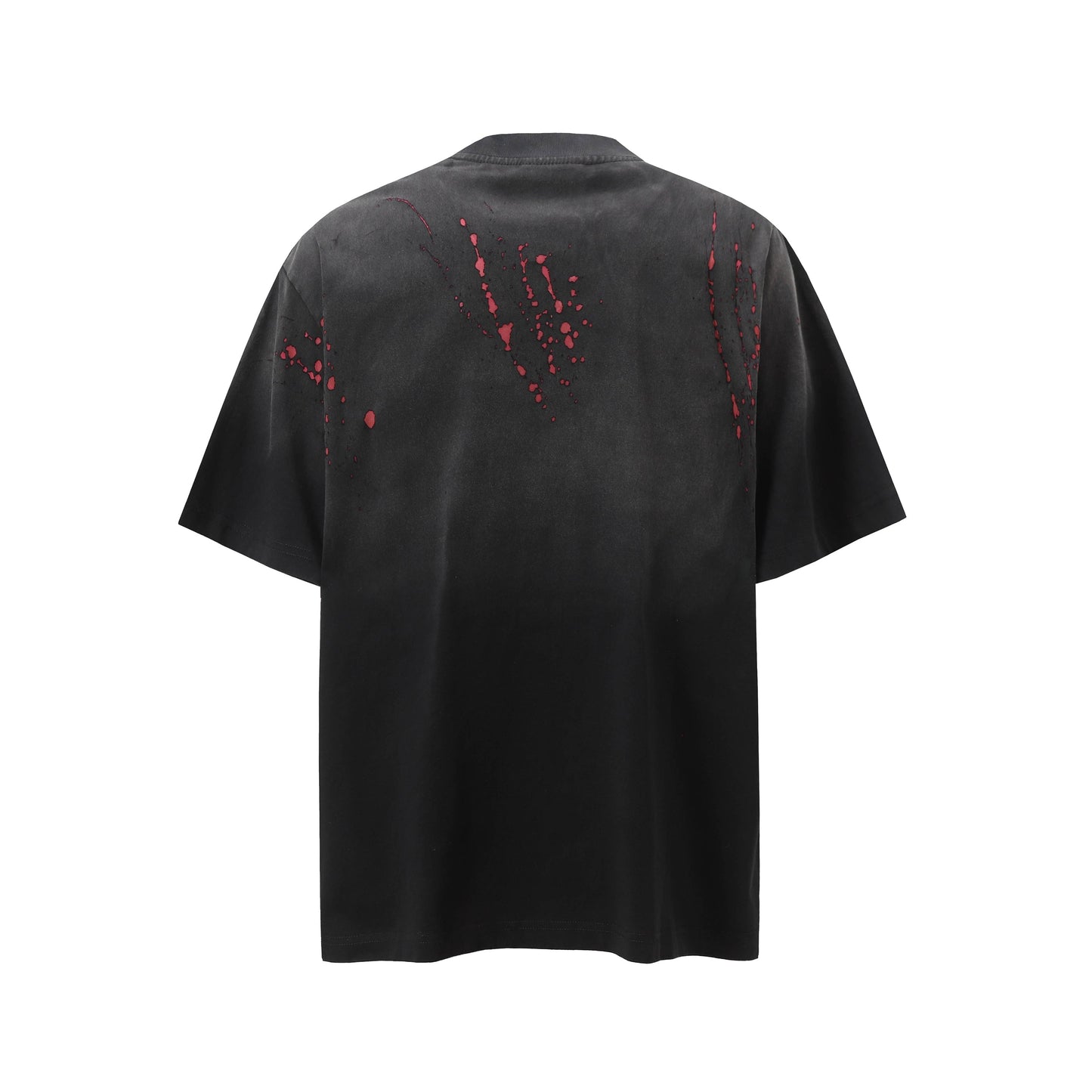Splatter Graphic | Black T-Shirt - Luxuryurbanwear