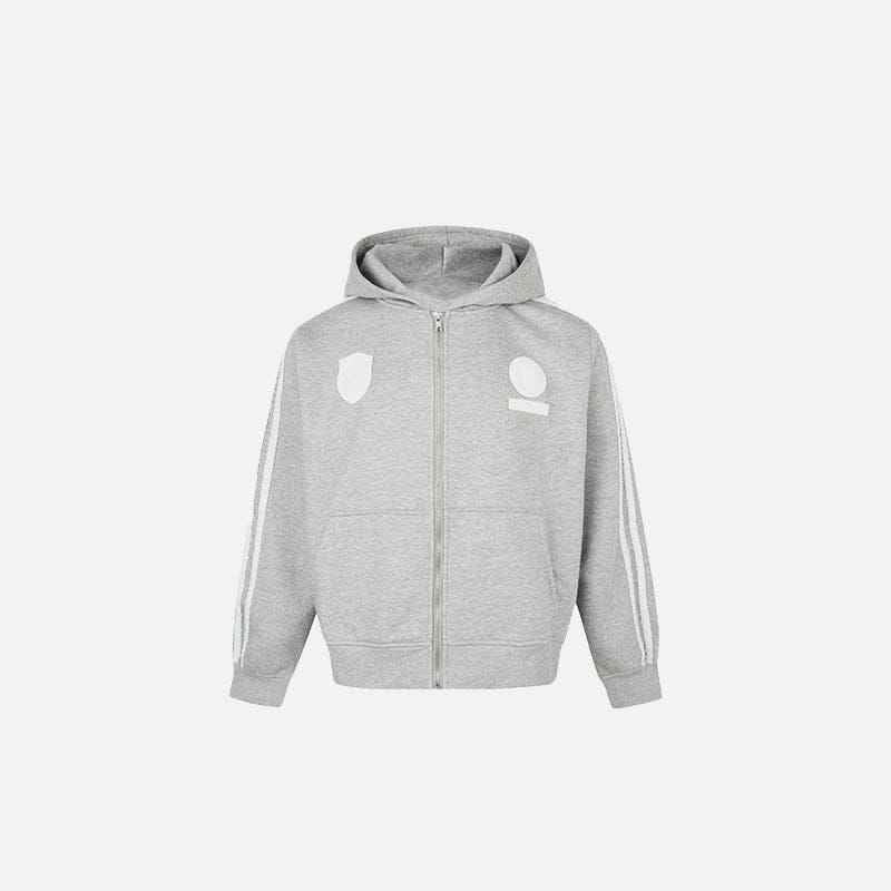 Zip Up Hoodie Blank Solid