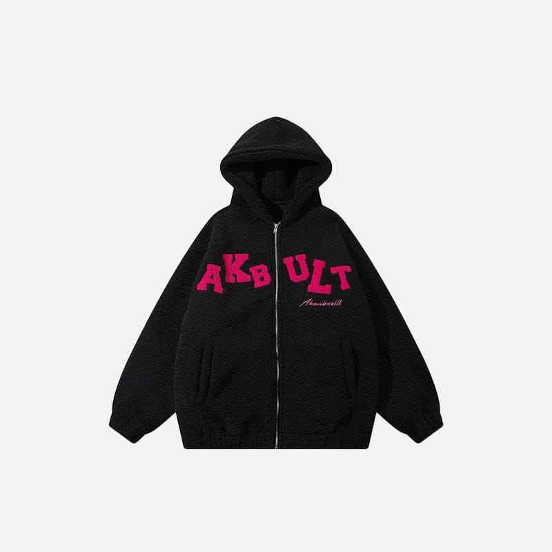 Zip Up Hoodie Winter Fleece