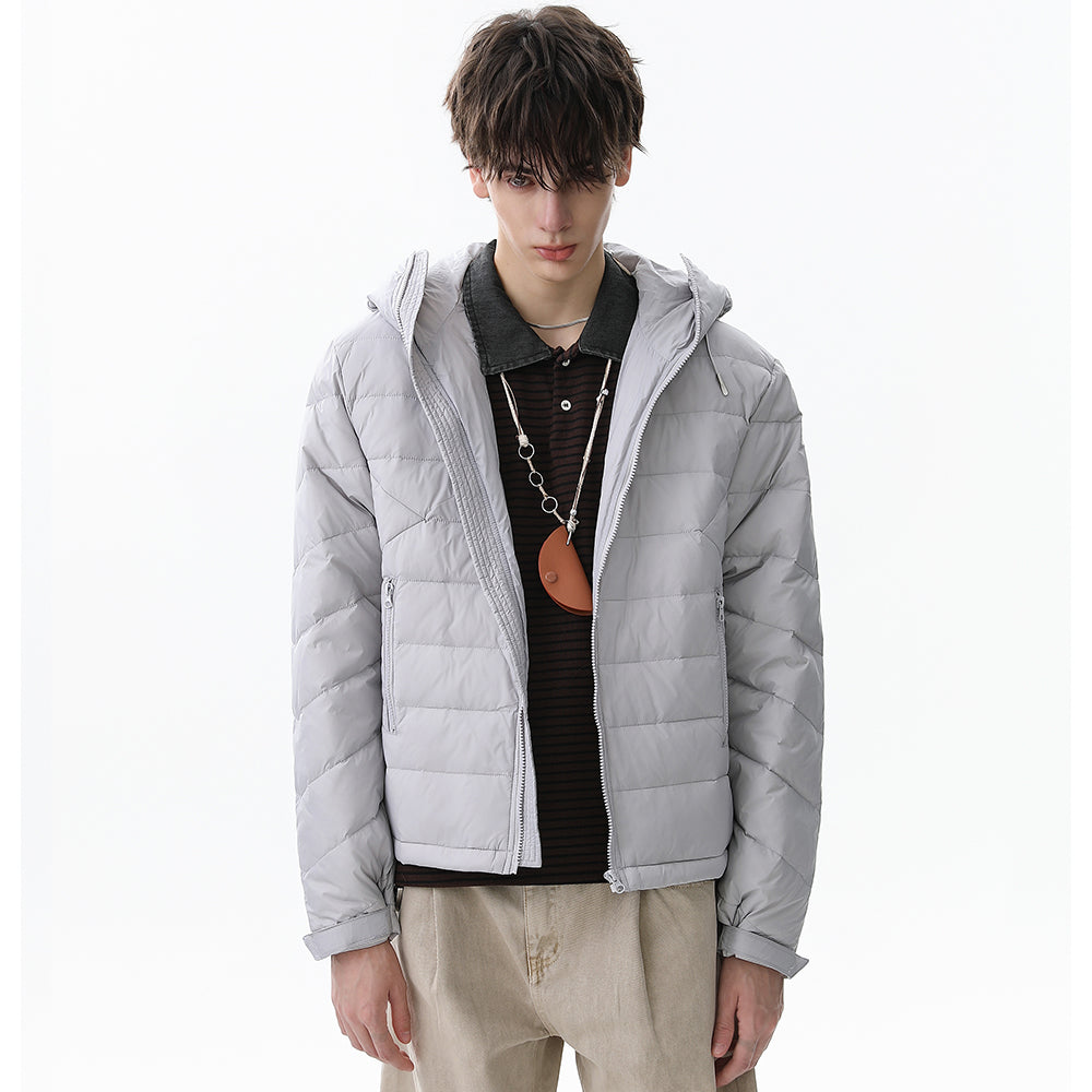 Clean Padded | Hooded Puffer Jacket - Luxuryurbanwear