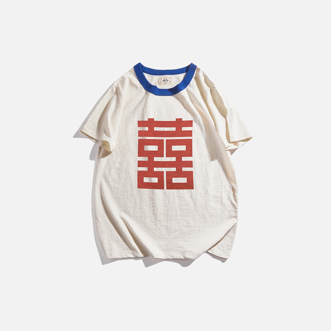 Effortless Chinese Style Short Sleeve T-Shirt - Luxuryurbanwear