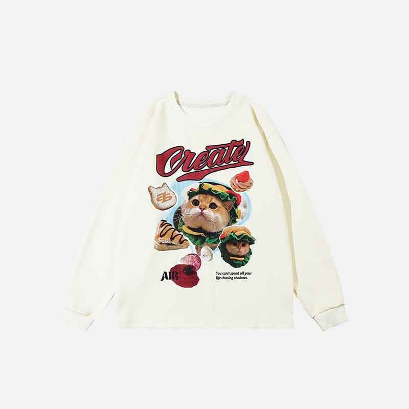 Sweat Cute Cat 9C0