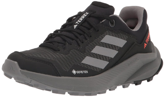 adidas Womens Terrex Trailrider GTX Trail Running Shoe Black/Grey/Grey 5