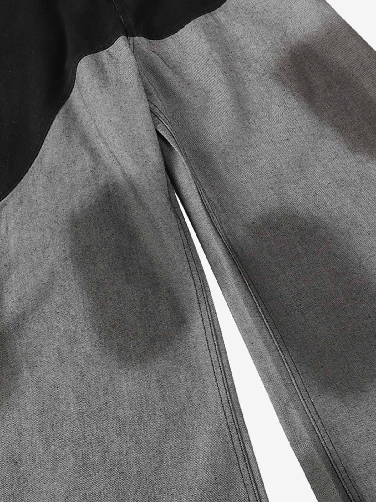 Machete RO Washed Stitching Jeans - Luxuryurbanwear