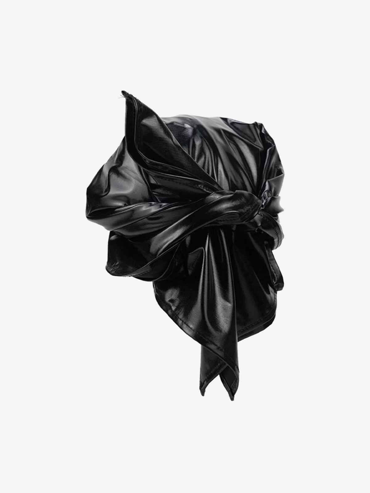 Street PU Leather Triangle Head Scarf