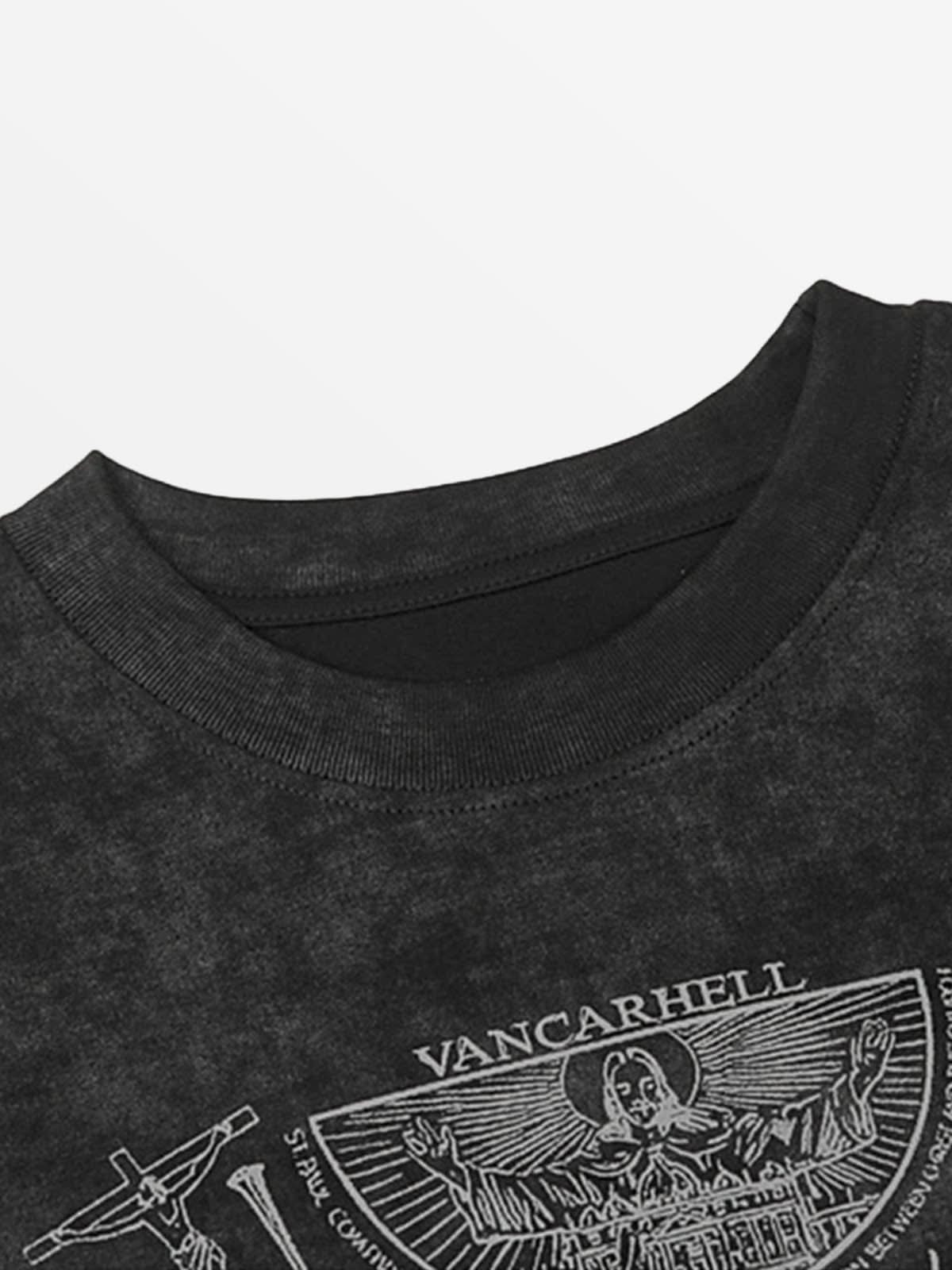 LUW "Dialkogo" Cipher Tee - Luxury Heavyweight Cryptic-Graphic Streetwear T-Shirt