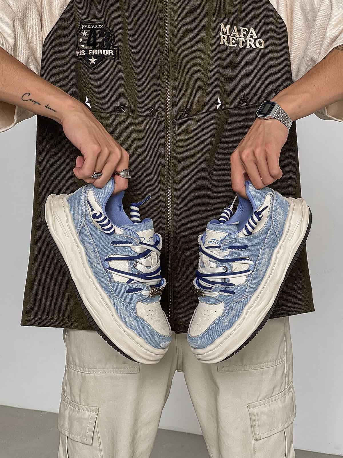 Sneakers Retro Washed